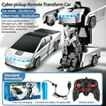 Remote Control Transforming Car Robot RC Racing Car One-Button Deformation Vehicle Model Toys for Kids
