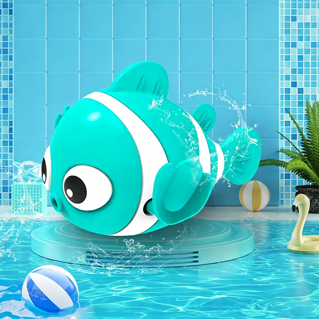 Unique Toys Series Wind-Up Swimming Turtle & Duck Bath Toys for Babies Toddlers Kids Bath Time