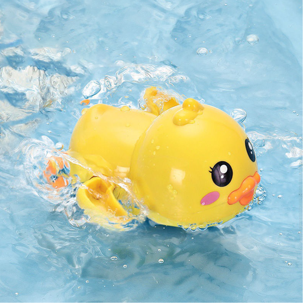 Unique Toys Series Wind-Up Swimming Turtle & Duck Bath Toys for Babies Toddlers Kids Bath Time