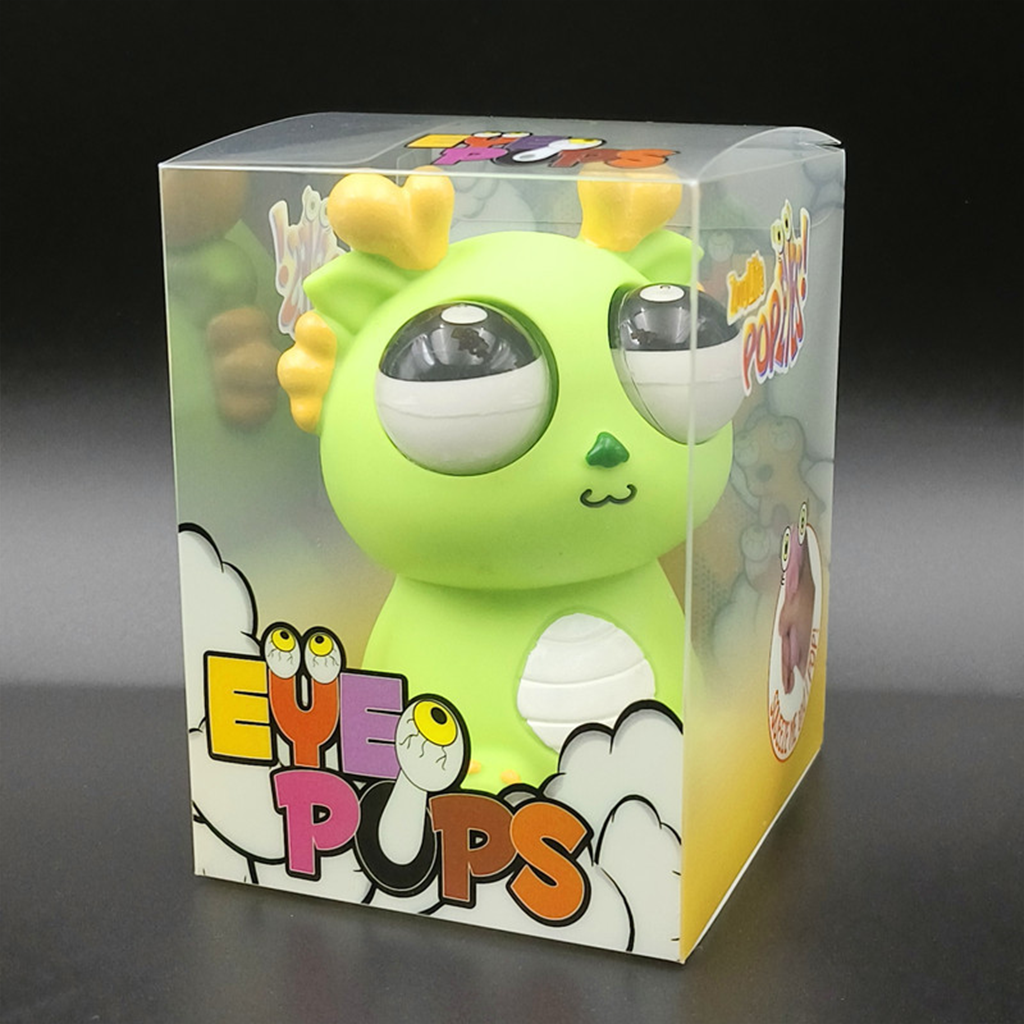 Cute Panda & Milk Dragon Pop Eyes Squishy Toys Stress Relief Squeeze Toys for Kids & Adults