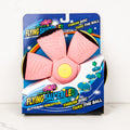 Magic Flying Saucer Ball Luminous Elastic Step Ball Kids Outdoor Flattenable Foot Step Stress Relief Toy