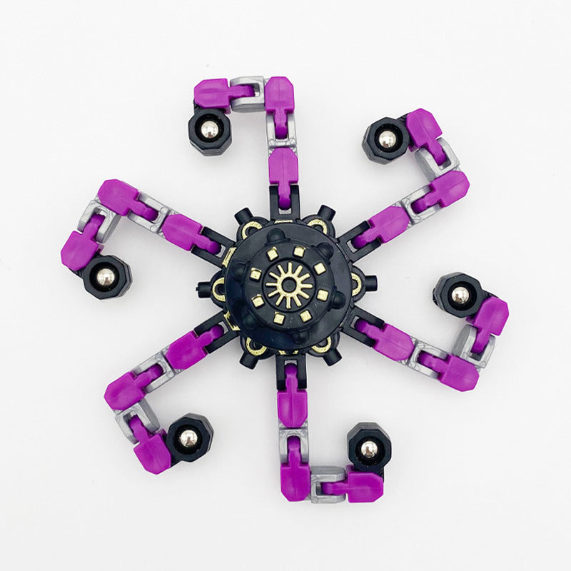 Creative Transformable Mechanical Fidget Spinner Anxiety Relief Educational Finger Stress Relief Toy