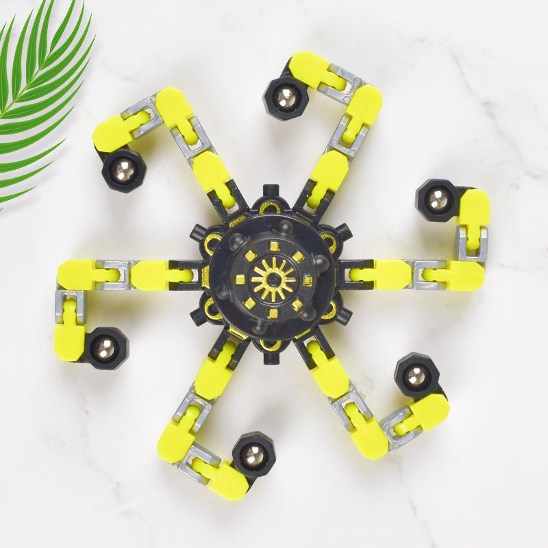 Creative Transformable Mechanical Fidget Spinner Anxiety Relief Educational Finger Stress Relief Toy