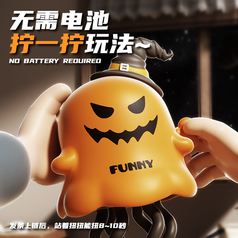 Wind Up Dancing Twist Toys Corn Clown Christmas Elk Snowman Ghost Pumpkin Funny Stress Relief Mini Toys