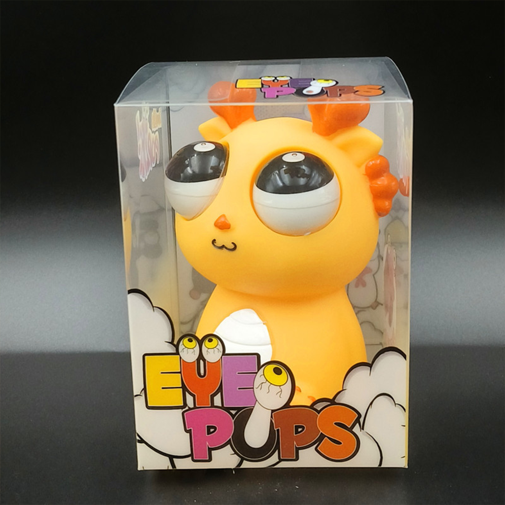 Cute Panda & Milk Dragon Pop Eyes Squishy Toys Stress Relief Squeeze Toys for Kids & Adults