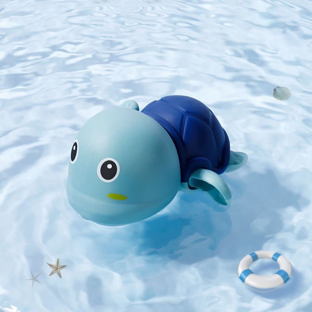 Unique Toys Series Wind-Up Swimming Turtle & Duck Bath Toys for Babies Toddlers Kids Bath Time