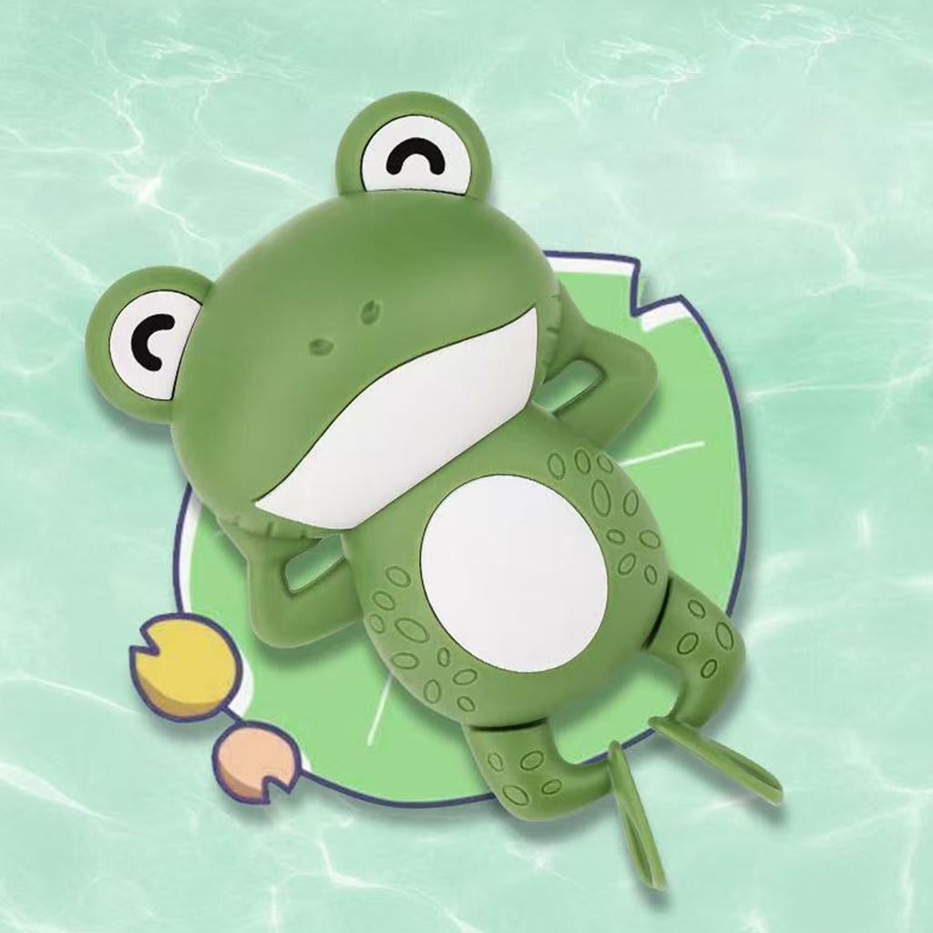 Unique Toys Series Wind-Up Swimming Turtle & Duck Bath Toys for Babies Toddlers Kids Bath Time