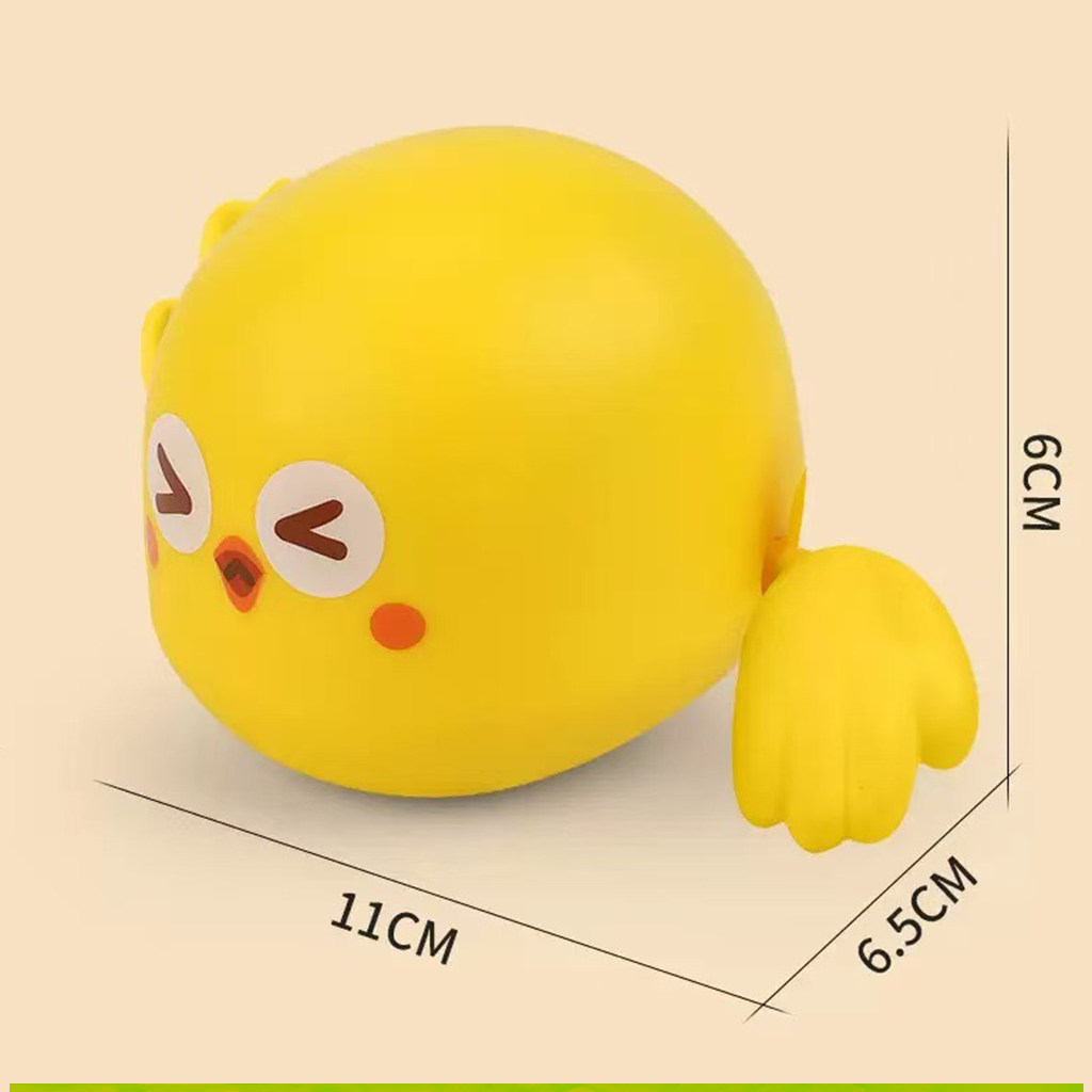 Unique Toys Series Wind-Up Swimming Turtle & Duck Bath Toys for Babies Toddlers Kids Bath Time