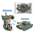 Deformation Robot Tank Mecha Fidget Spinner Novelty Stress Relief Toy for Kids