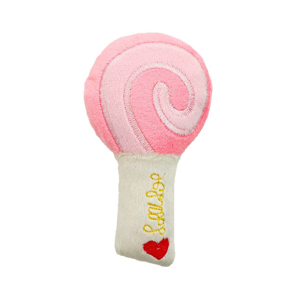 New Arrival Squeaky Dog Toys Cute Fruit & Food Shaped Plush Pet Toys for Puppies