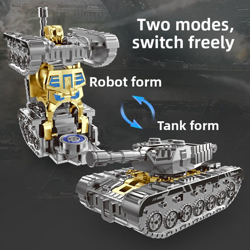 Deformation Robot Tank Mecha Fidget Spinner Novelty Stress Relief Toy for Kids