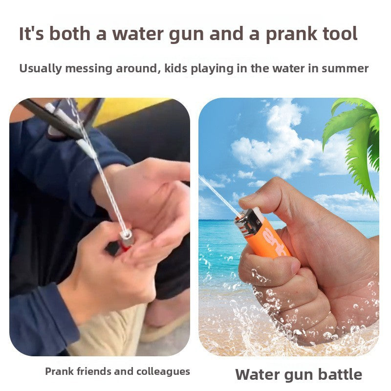 Novelty Tricky Toys Water Squirt Lighter Funny Prank Spray Toy for Adults & Kids