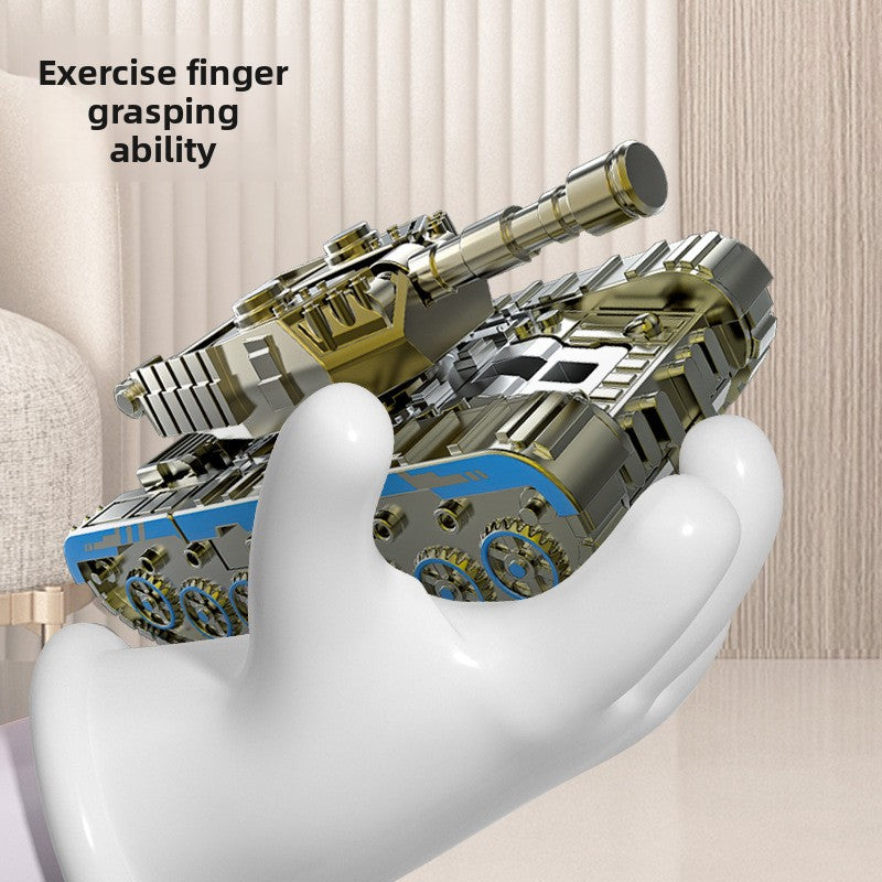 Deformation Robot Tank Mecha Fidget Spinner Novelty Stress Relief Toy for Kids