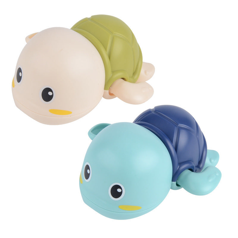 Unique Toys Series Wind-Up Swimming Turtle & Duck Bath Toys for Babies Toddlers Kids Bath Time
